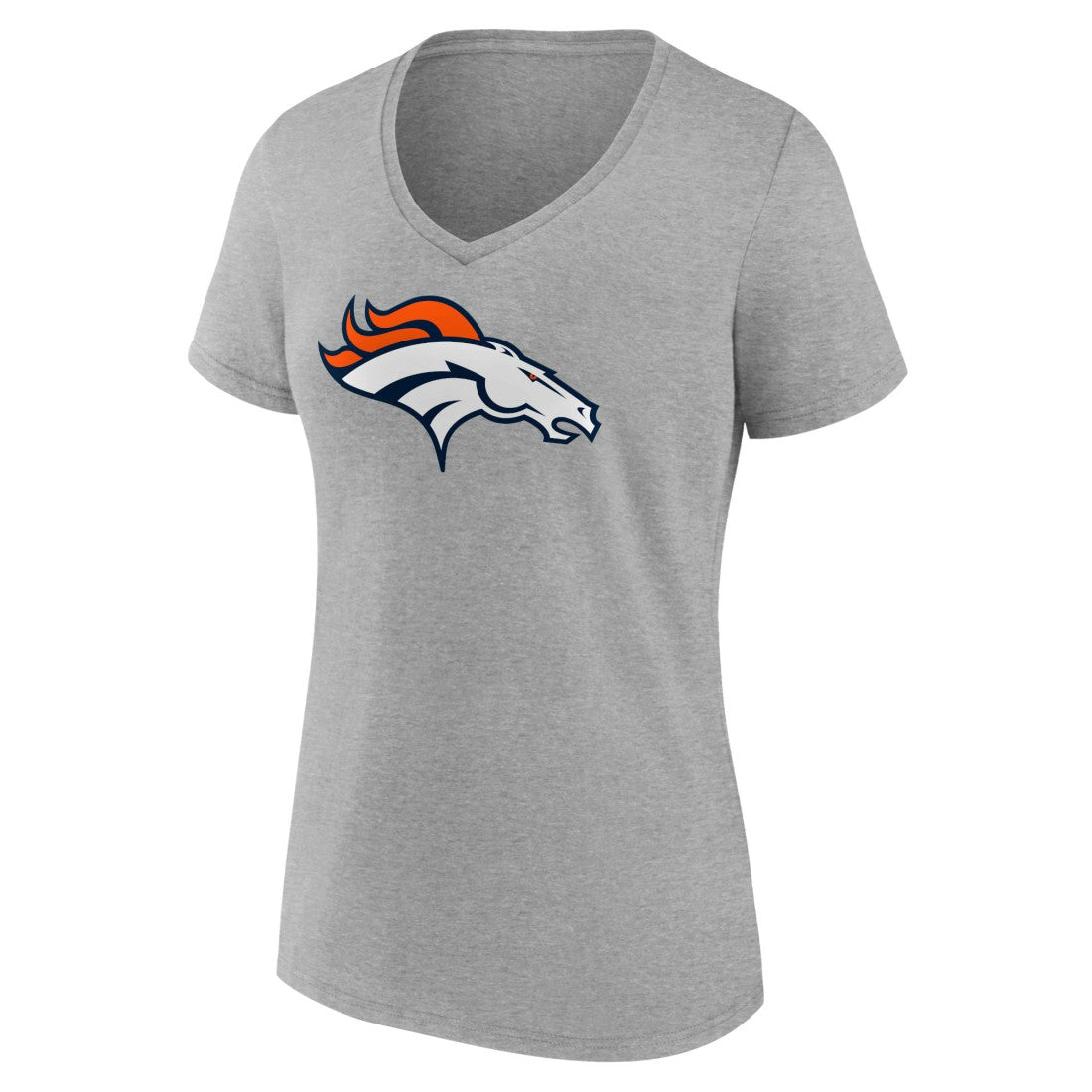 Denver Broncos  Women's Primary Team Logo V-Neck T-Shirt