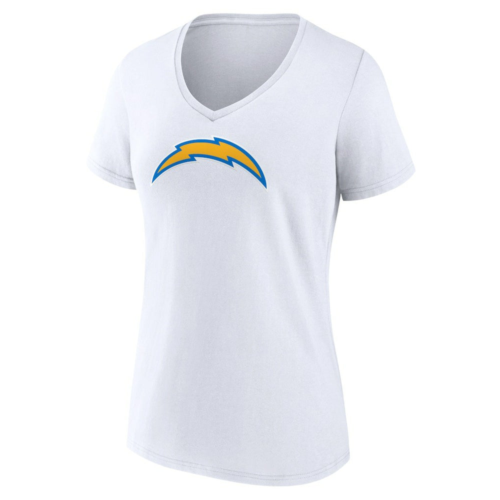 Los Angeles Chargers  Women's Primary Team Logo V-Neck T-Shirt