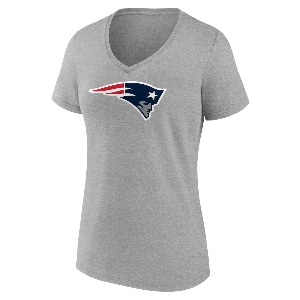 New England Patriots  Women's Primary Team Logo V-Neck T-Shirt