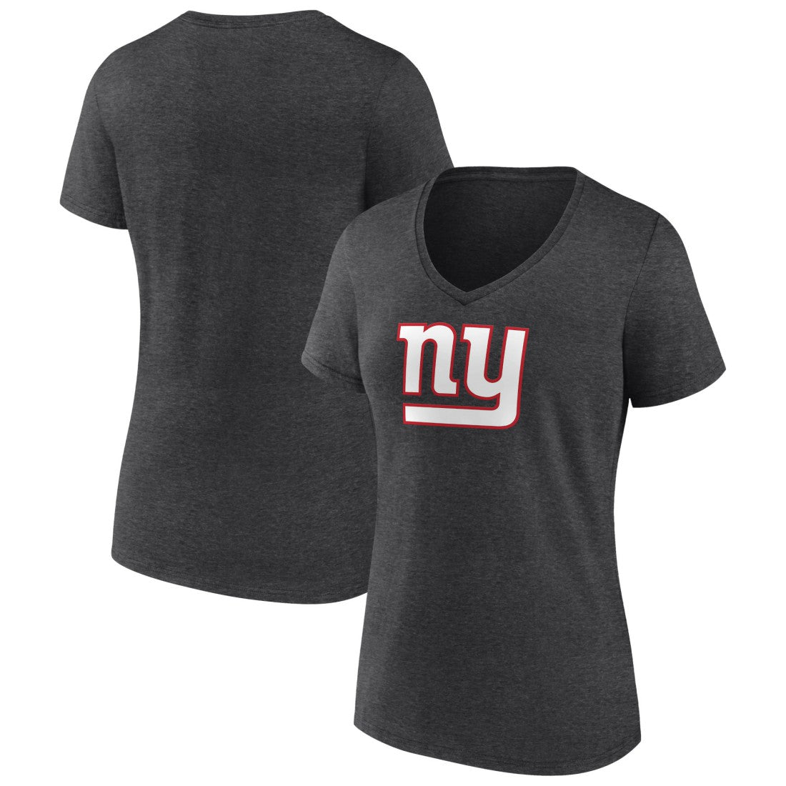 New York Giants  Women's Primary Team Logo V-Neck T-Shirt
