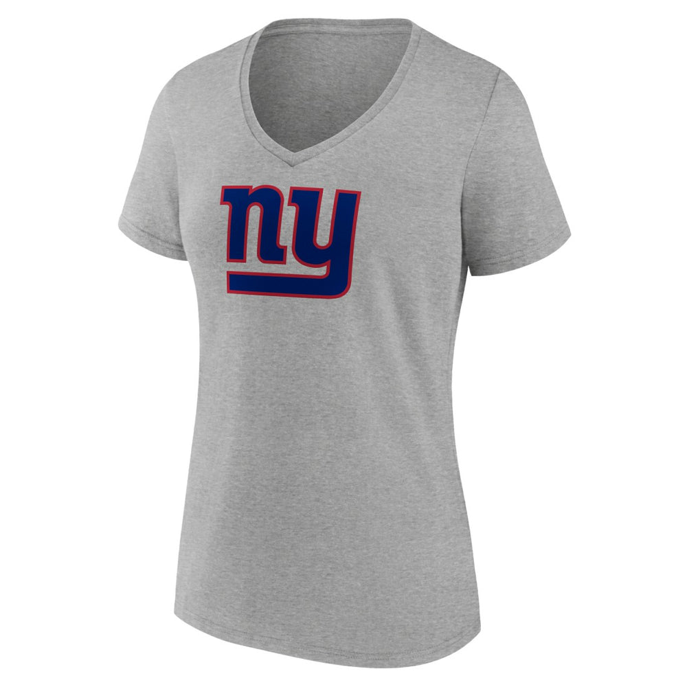 New York Giants  Women's Primary Team Logo V-Neck T-Shirt
