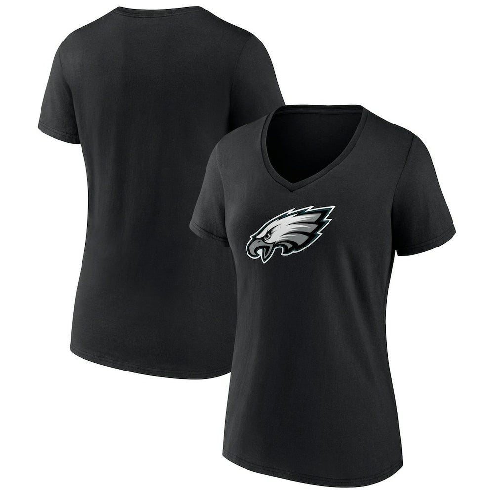 Philadelphia Eagles  Women's Primary Team Logo V-Neck T-Shirt