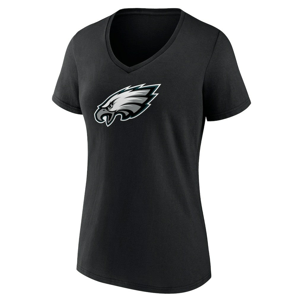 Philadelphia Eagles  Women's Primary Team Logo V-Neck T-Shirt