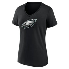Philadelphia Eagles  Women's Primary Team Logo V-Neck T-Shirt