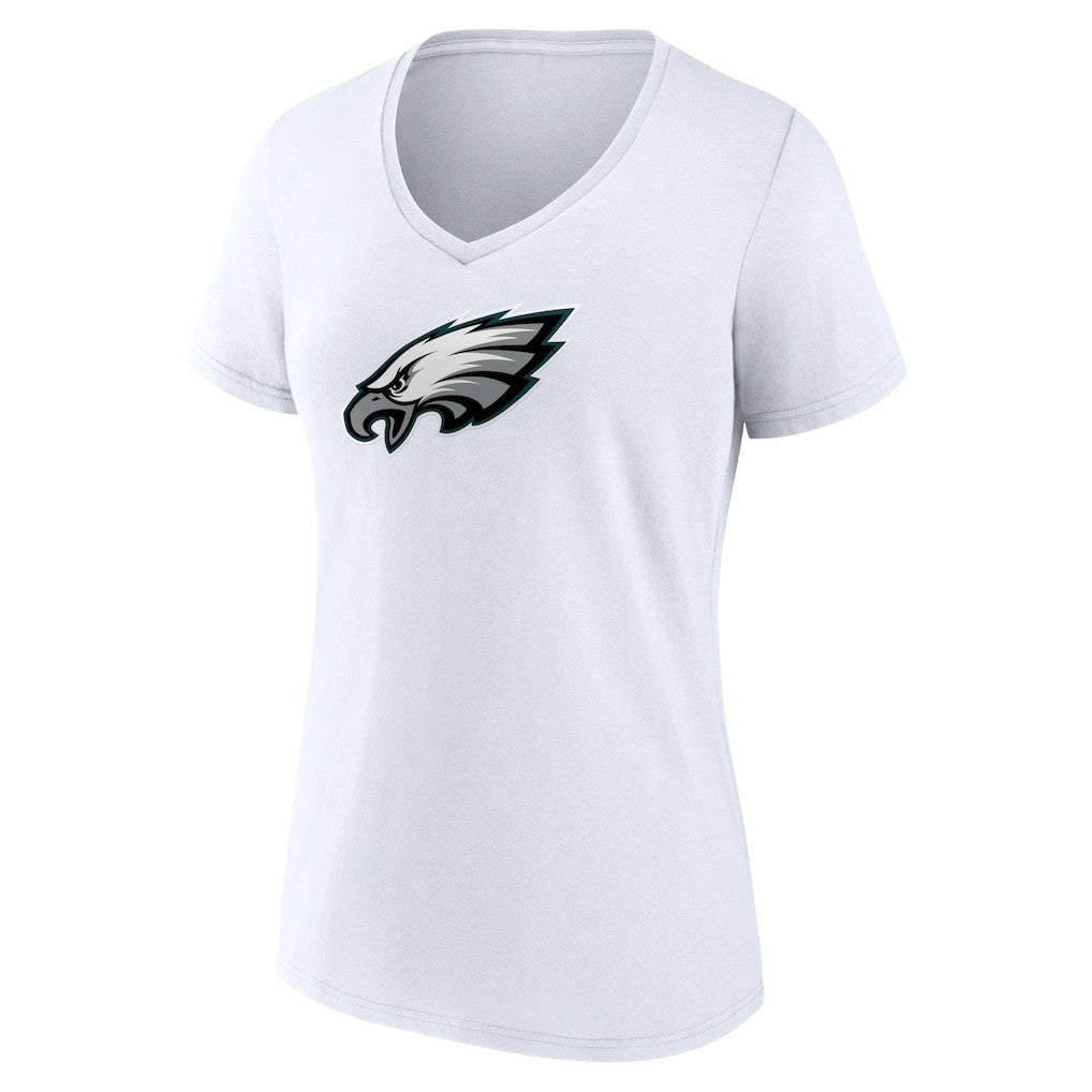 Philadelphia Eagles  Women's Primary Team Logo V-Neck T-Shirt