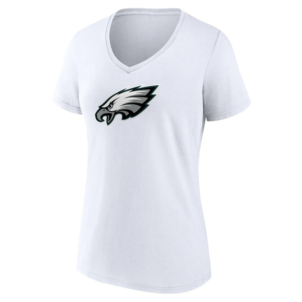 Philadelphia Eagles  Women's Primary Team Logo V-Neck T-Shirt
