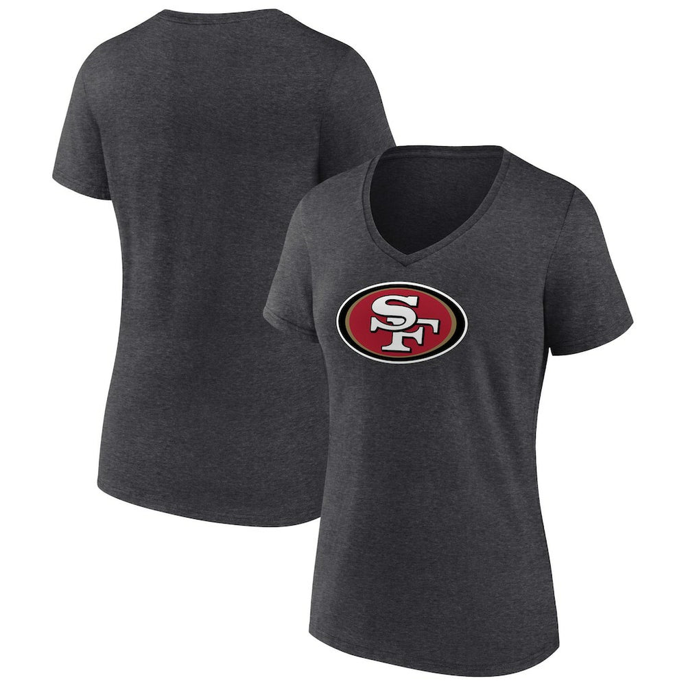San Francisco 49ers  Women's Primary Team Logo V-Neck T-Shirt