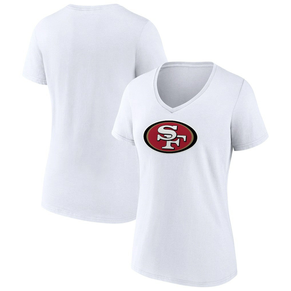 San Francisco 49ers  Women's Primary Team Logo V-Neck T-Shirt
