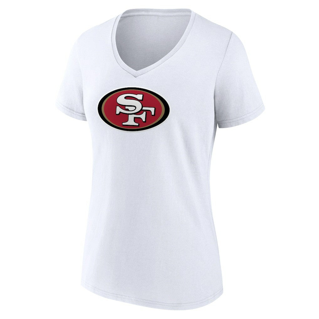 San Francisco 49ers  Women's Primary Team Logo V-Neck T-Shirt