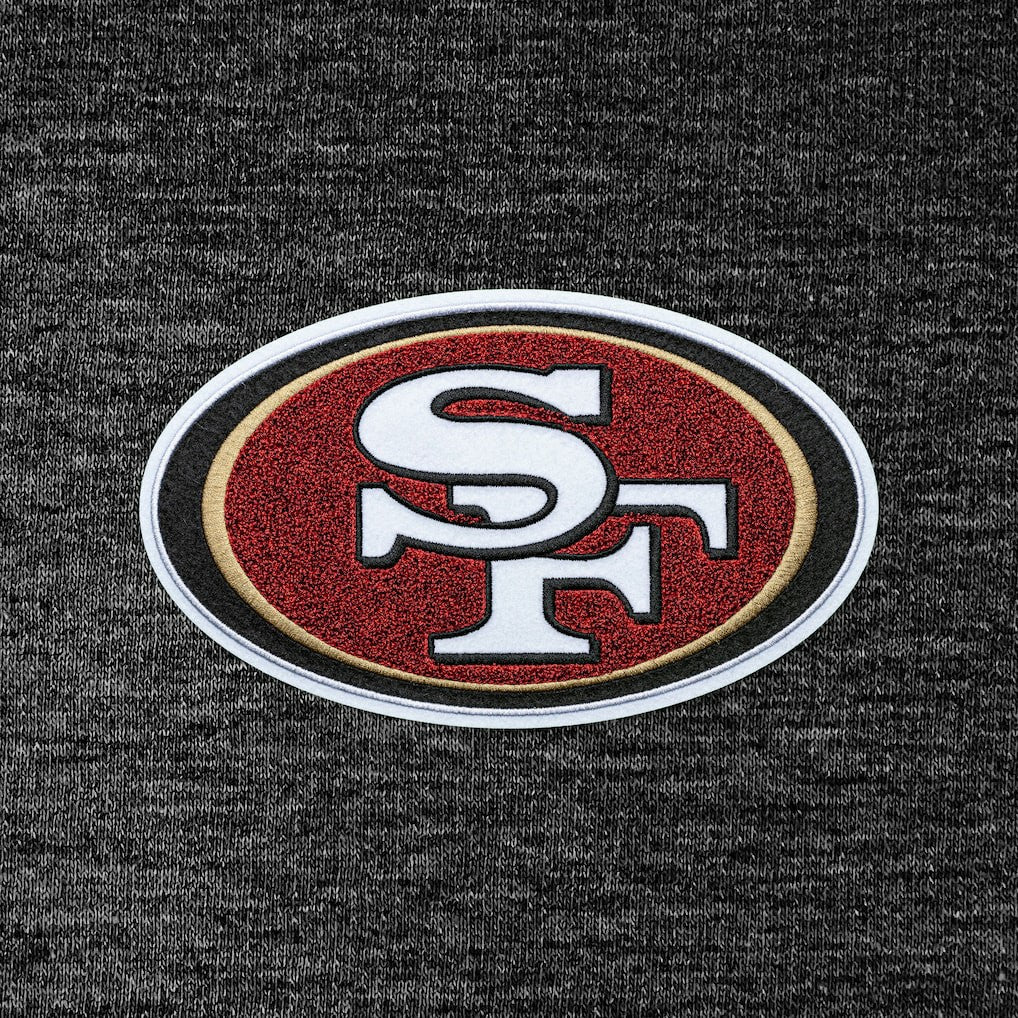 San Francisco 49ers  Antigua Action Chenille Pullover Hoodie