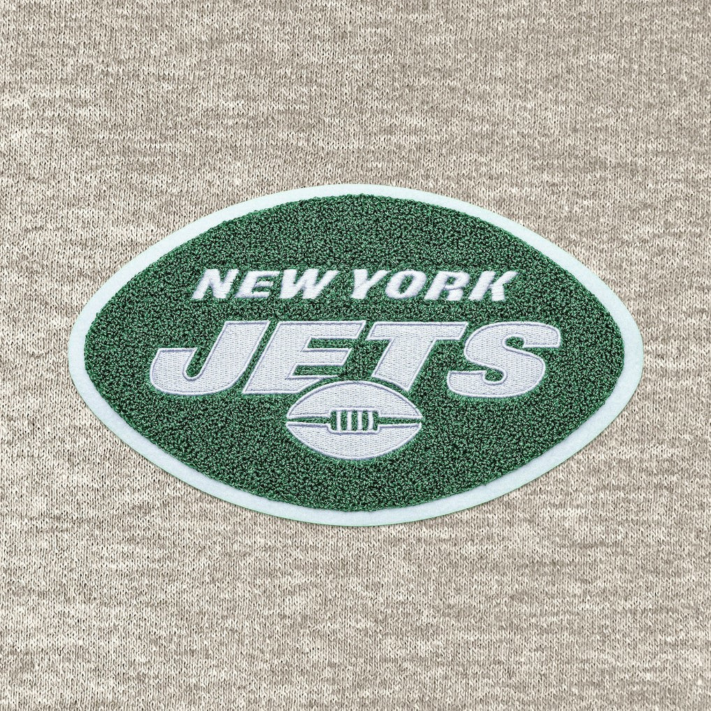 New York Jets  Antigua Action Chenille Pullover Hoodie