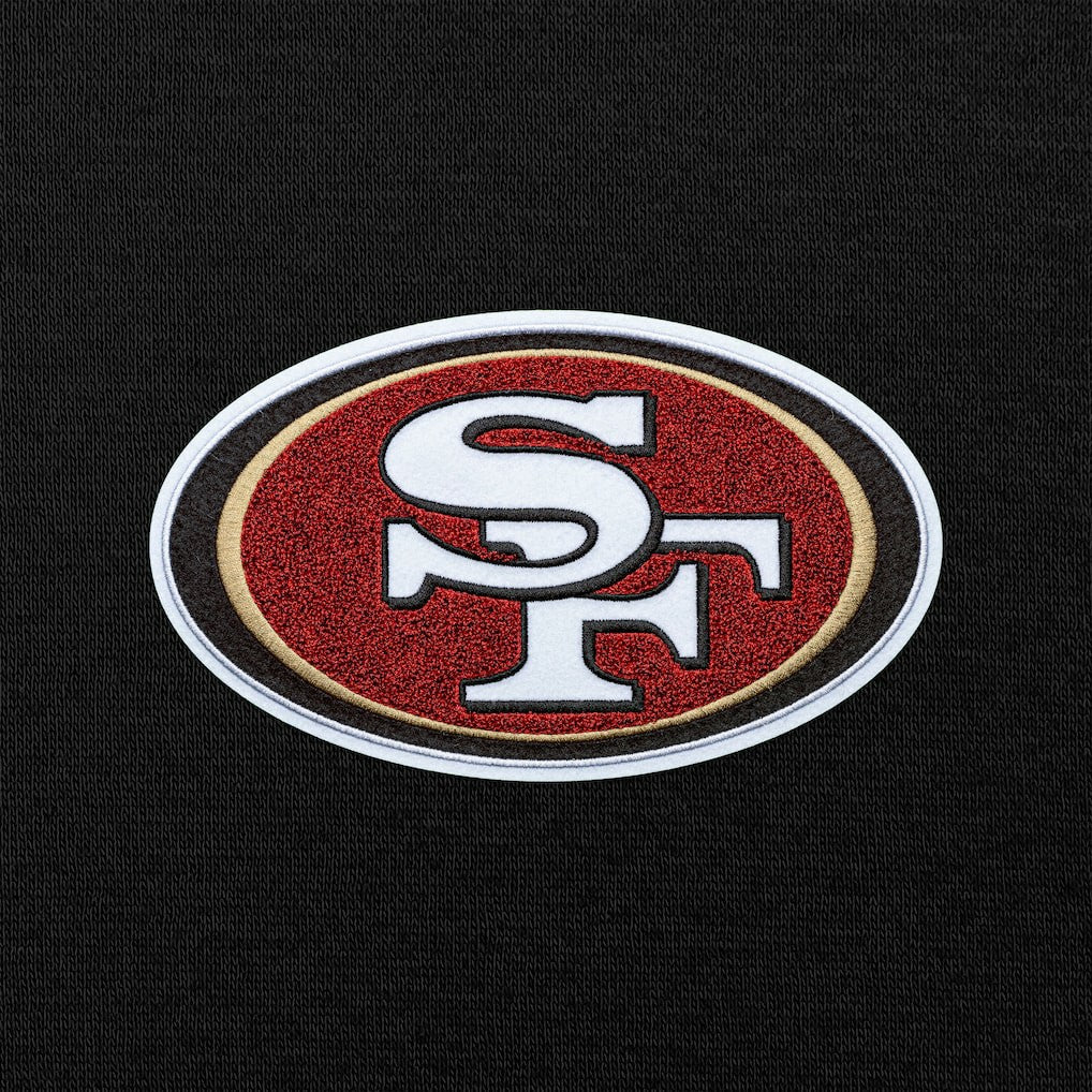 San Francisco 49ers  Antigua Victory Chenille Pullover Hoodie