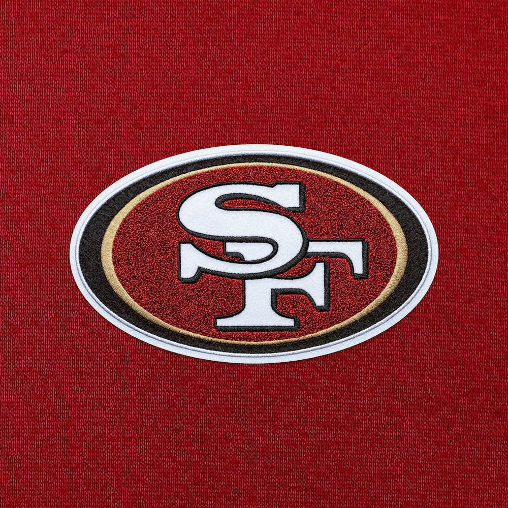 San Francisco 49ers  Antigua Victory Chenille Pullover Hoodie