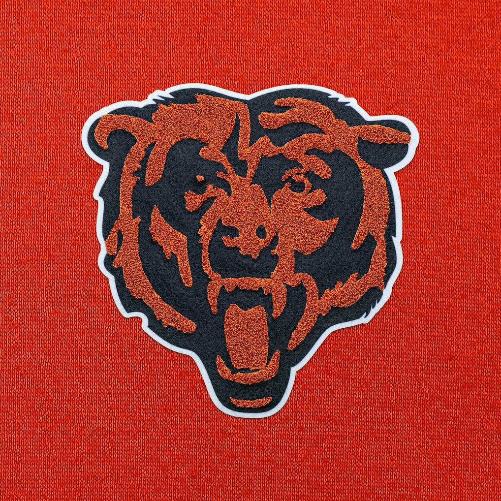 Chicago Bears  Antigua Victory Chenille Pullover Hoodie