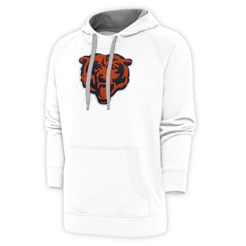 Chicago Bears  Antigua Victory Chenille Pullover Hoodie