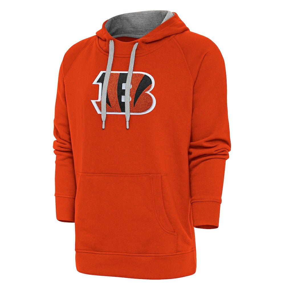 Cincinnati Bengals  Antigua Victory Chenille Pullover Hoodie