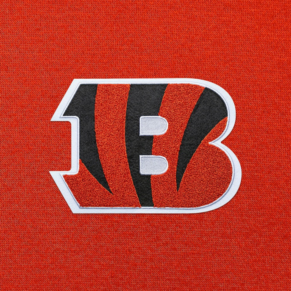 Cincinnati Bengals  Antigua Victory Chenille Pullover Hoodie