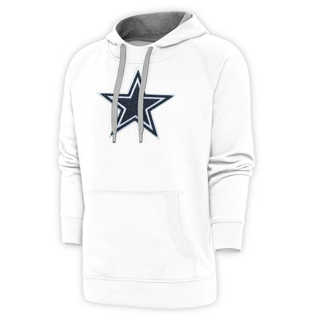 Dallas Cowboys  Antigua Victory Chenille Pullover Hoodie
