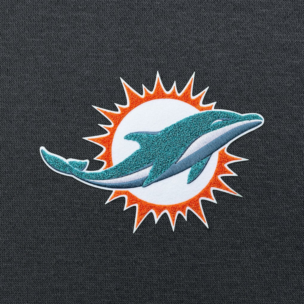 Miami Dolphins  Antigua Victory Chenille Pullover Hoodie