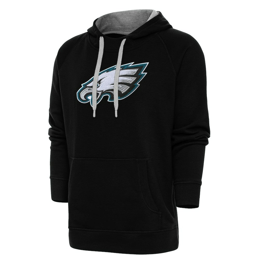 Philadelphia Eagles  Antigua Victory Chenille Pullover Hoodie