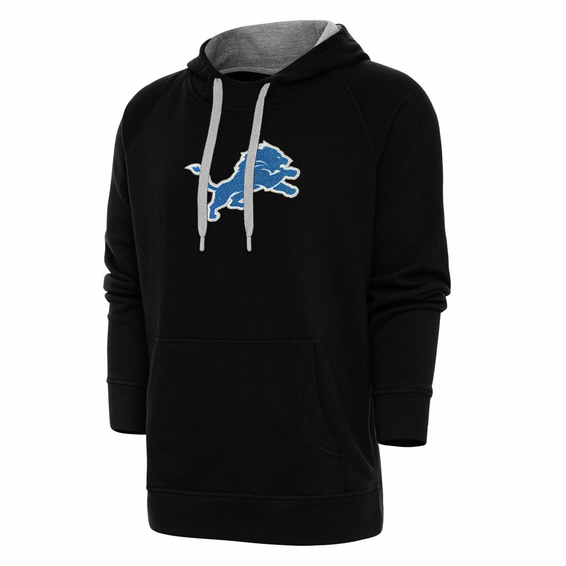 Detroit Lions  Antigua Victory Chenille Pullover Hoodie