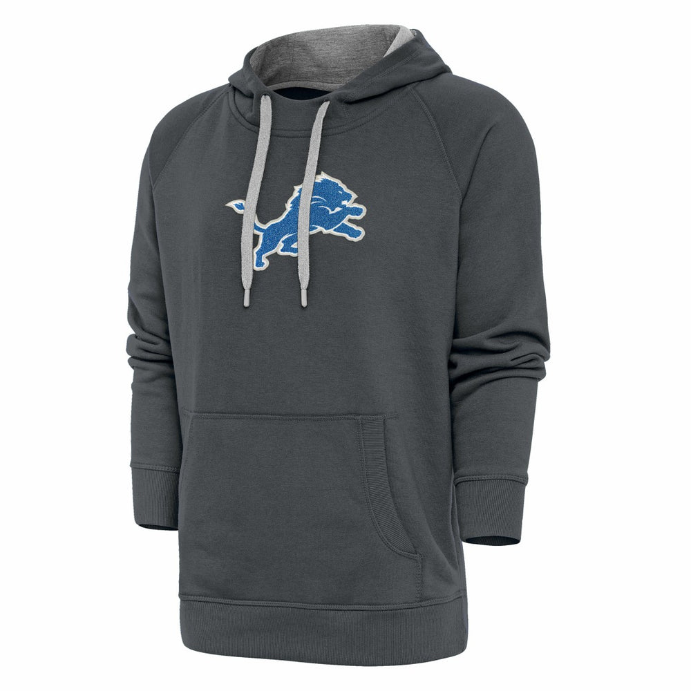 Detroit Lions  Antigua Victory Chenille Pullover Hoodie