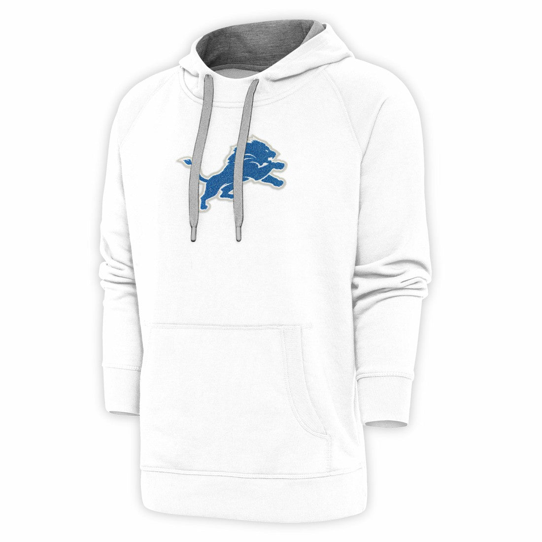 Detroit Lions  Antigua Victory Chenille Pullover Hoodie
