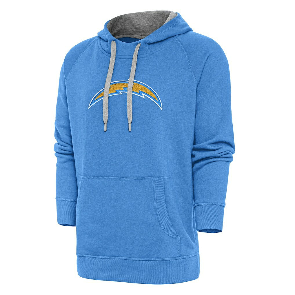 Los Angeles Chargers  Antigua Victory Chenille Pullover Hoodie