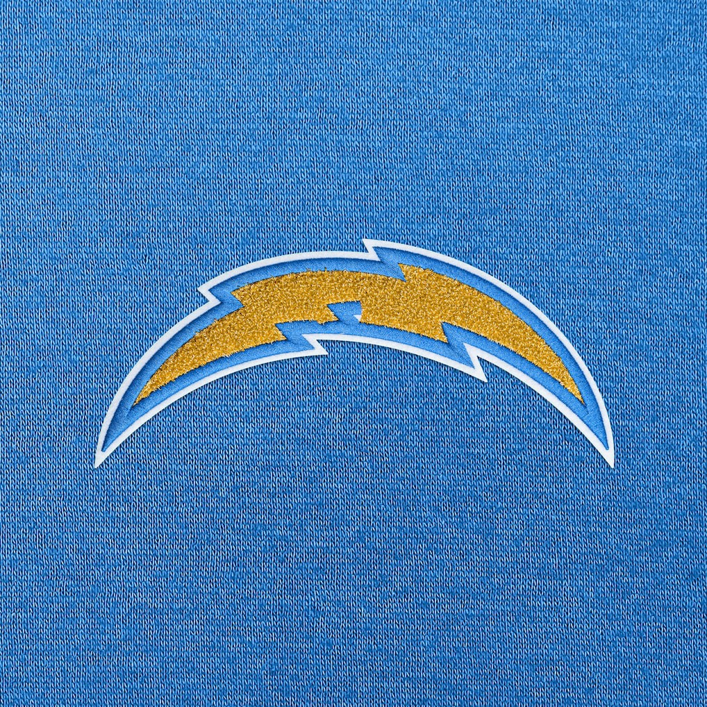 Los Angeles Chargers  Antigua Victory Chenille Pullover Hoodie