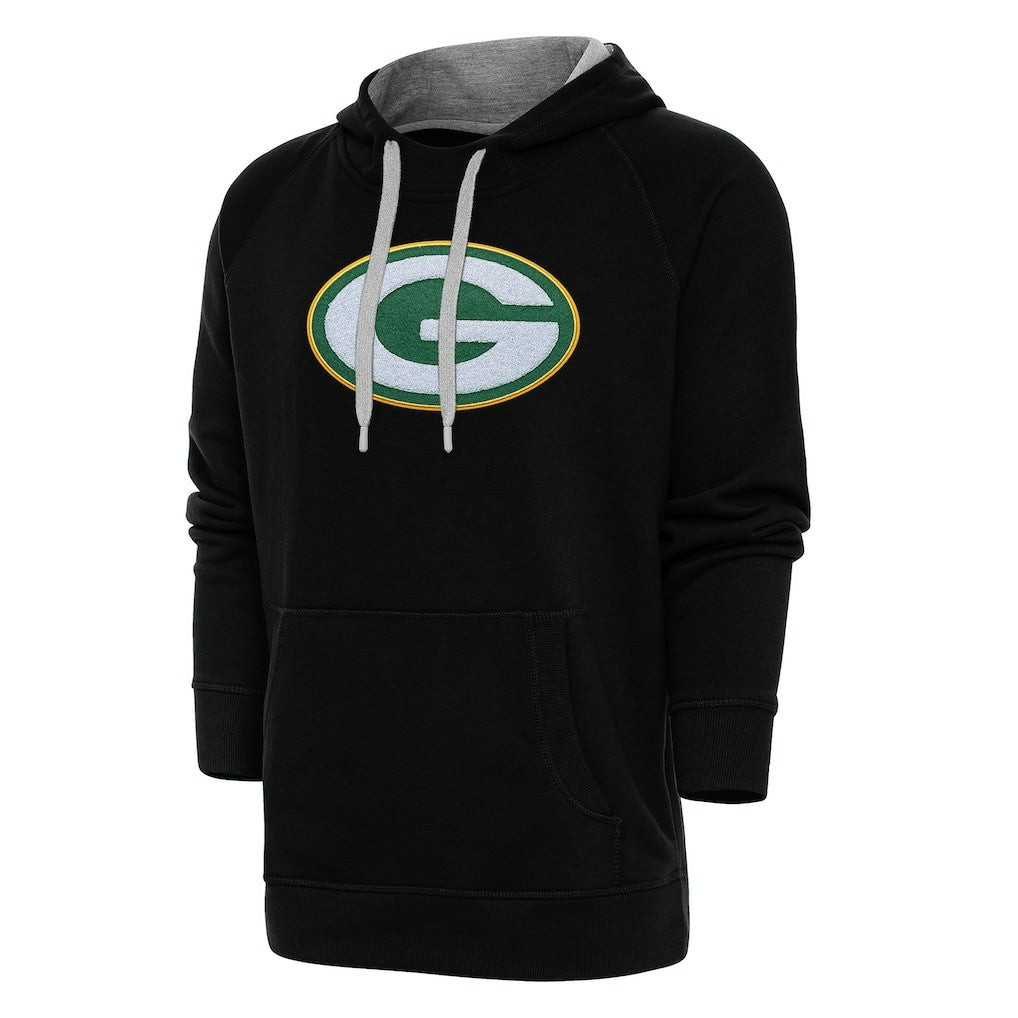 Green Bay Packers  Antigua Victory Chenille Pullover Hoodie