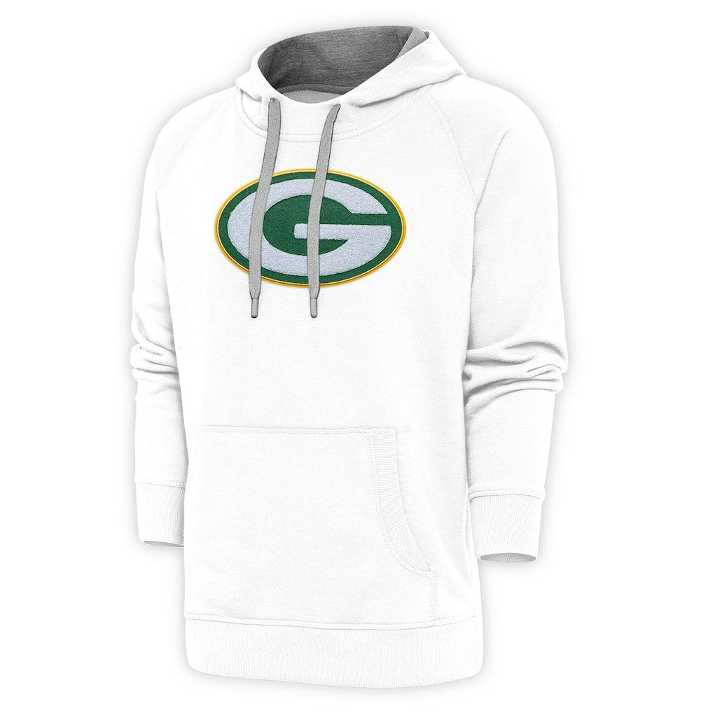 Green Bay Packers  Antigua Victory Chenille Pullover Hoodie