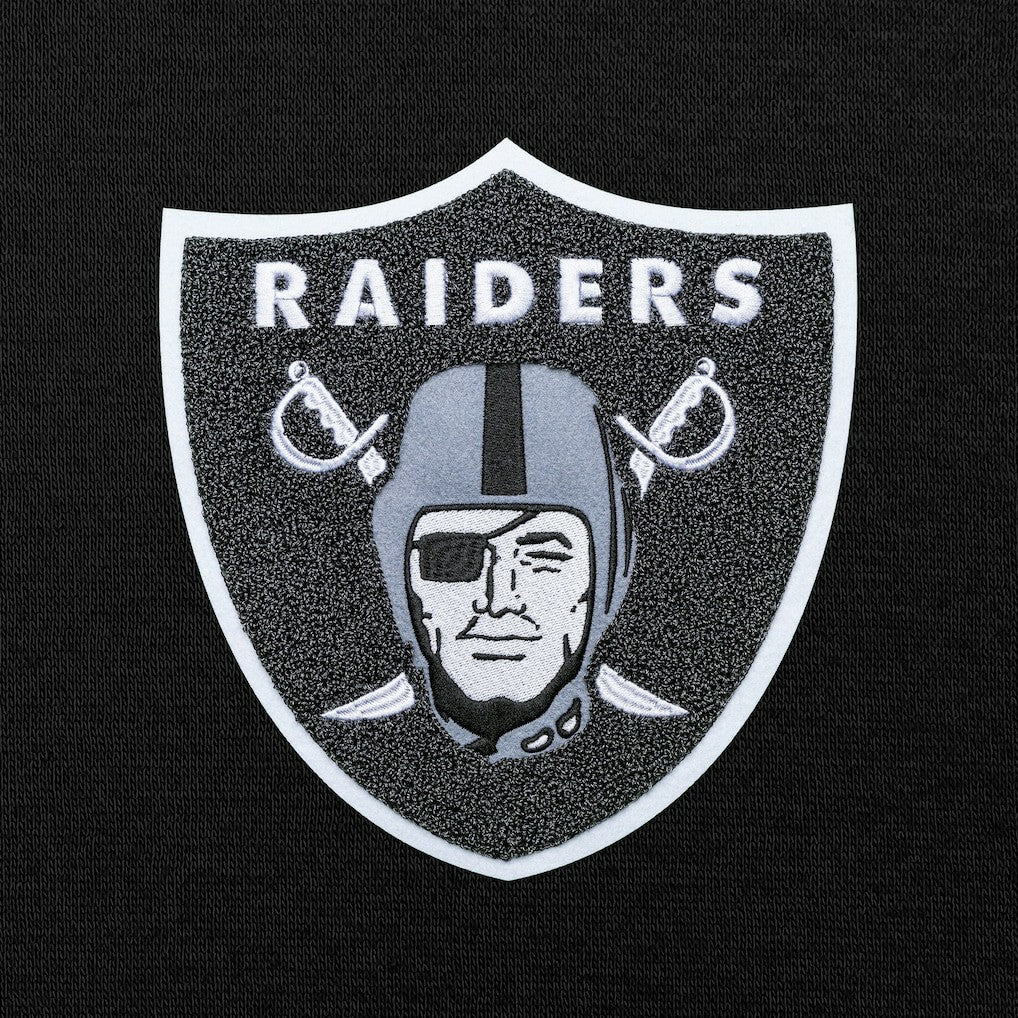 Las Vegas Raiders  Antigua Victory Chenille Pullover Hoodie