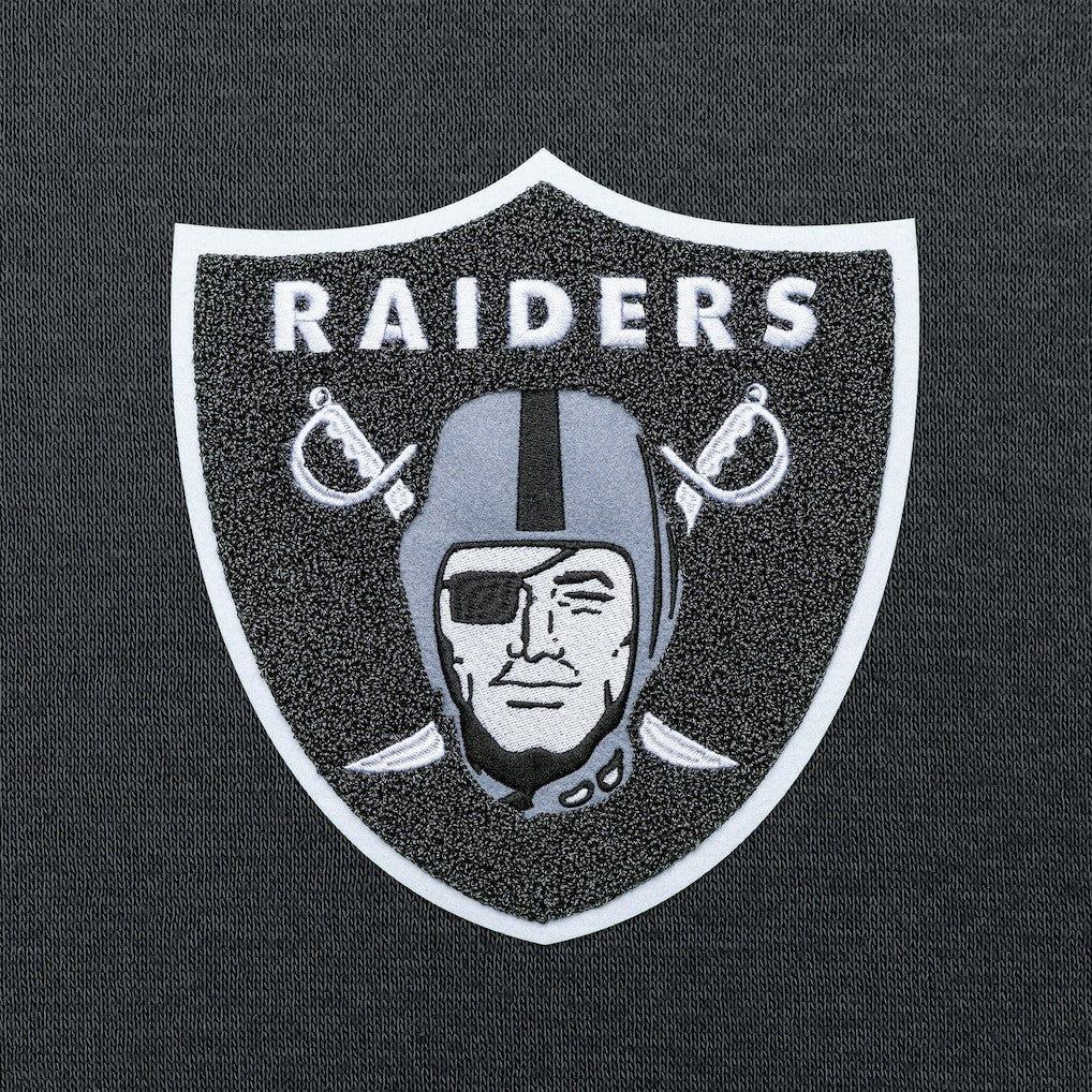 Las Vegas Raiders  Antigua Victory Chenille Pullover Hoodie