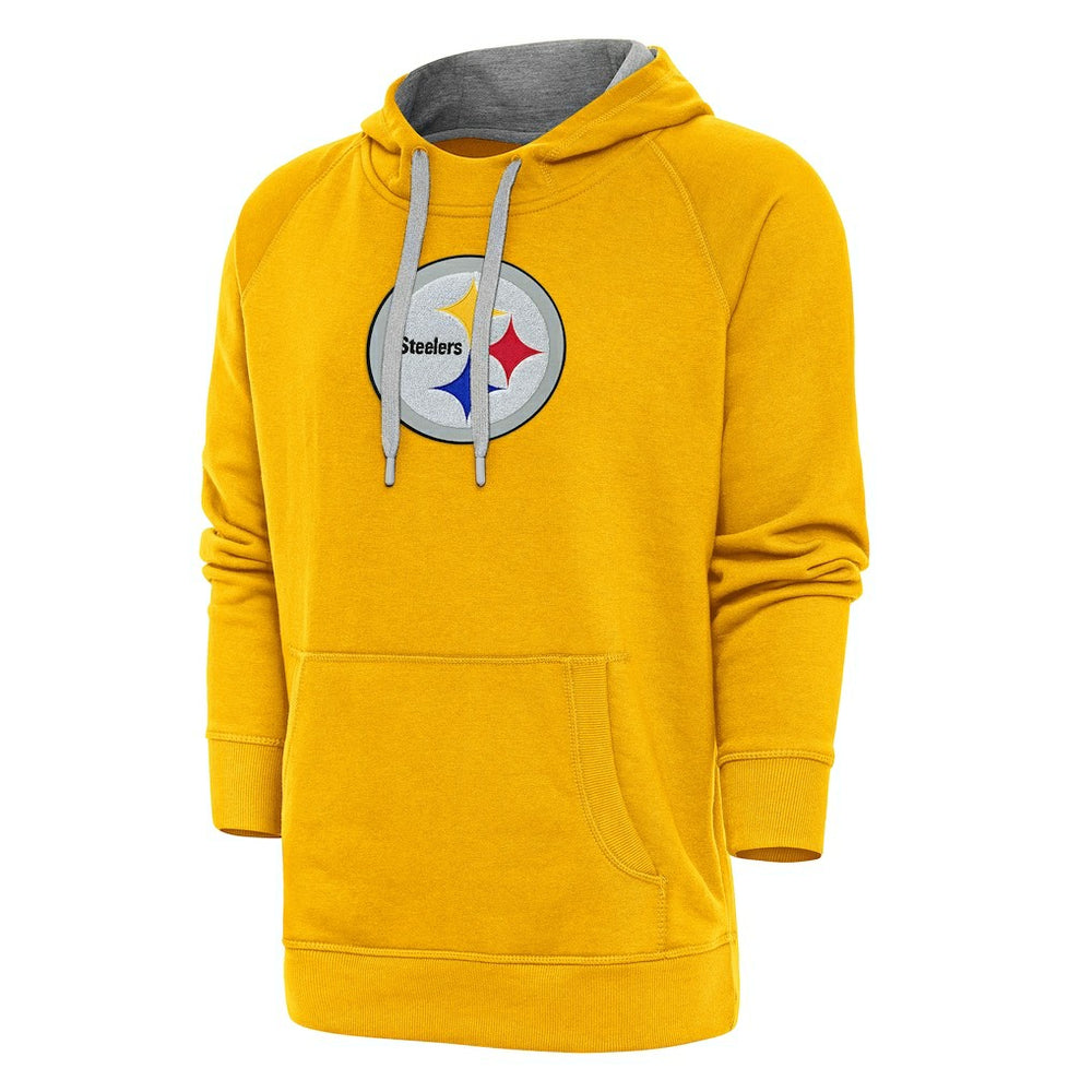 Pittsburgh Steelers  Antigua Victory Chenille Pullover Hoodie