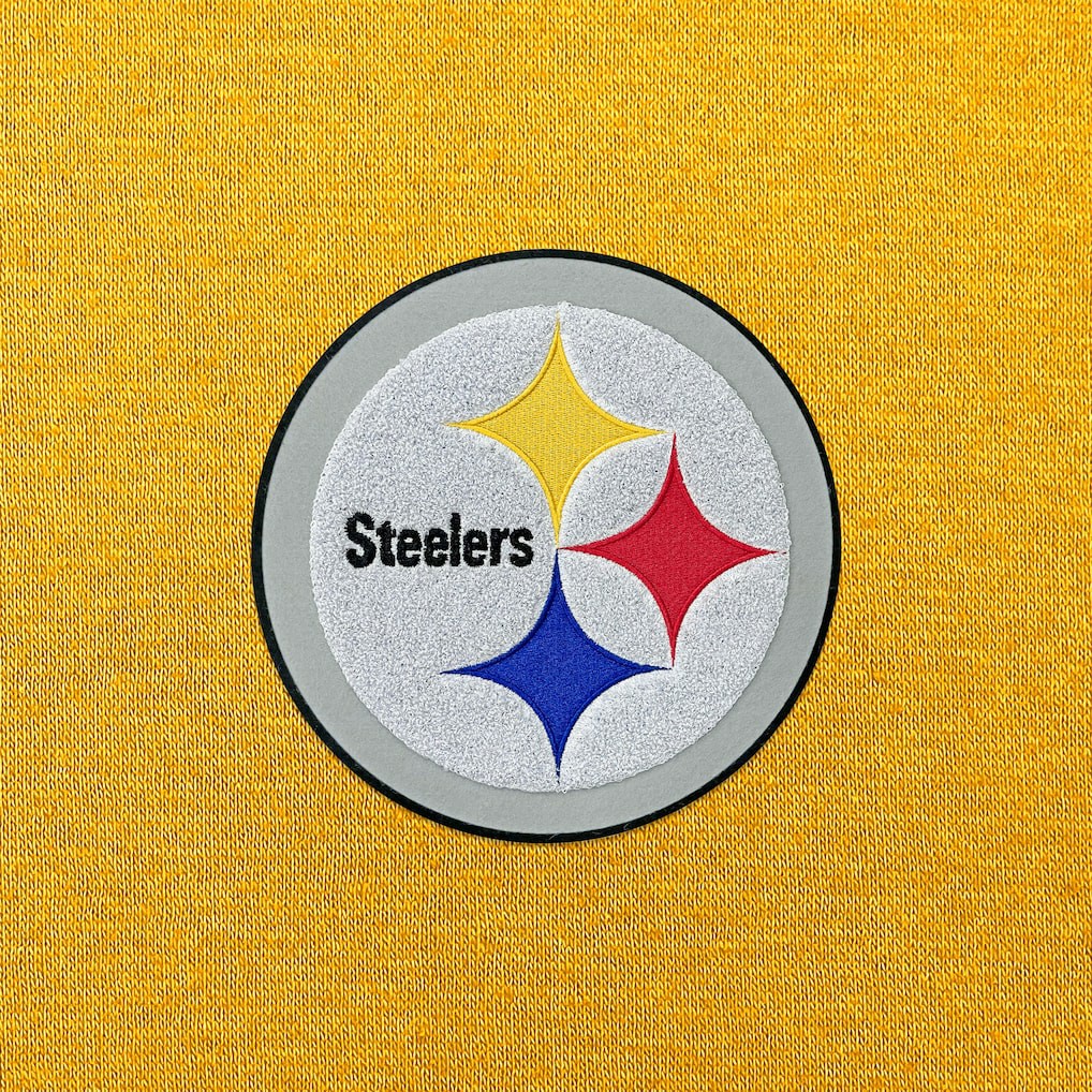 Pittsburgh Steelers  Antigua Victory Chenille Pullover Hoodie