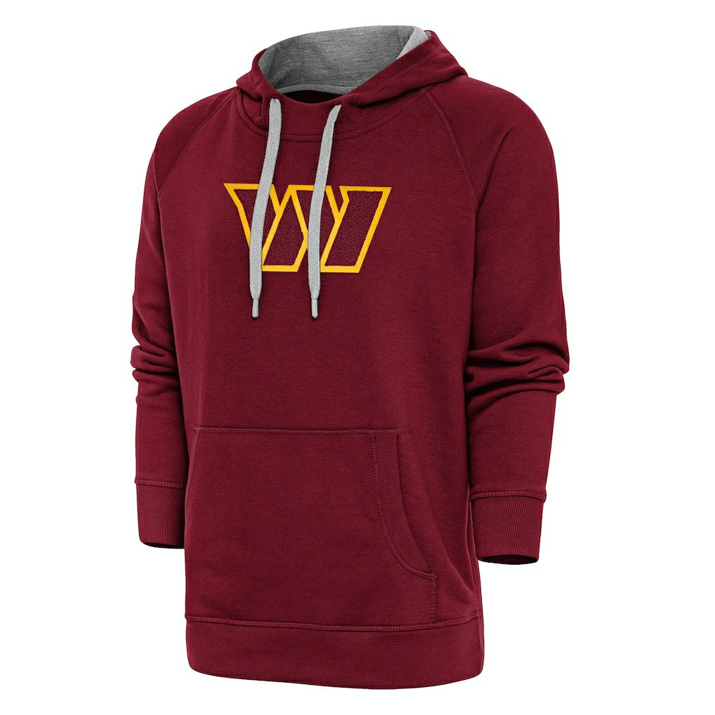 Washington Commanders  Antigua Victory Chenille Pullover Hoodie