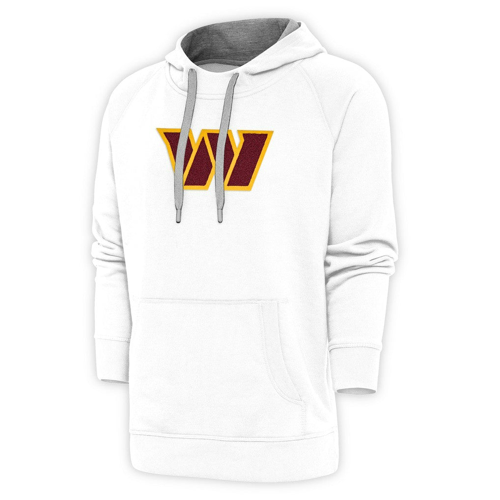Washington Commanders  Antigua Victory Chenille Pullover Hoodie