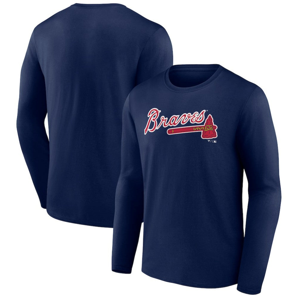 Atlanta Braves Wordmark Long Sleeve T-Shirt | MLB Sale