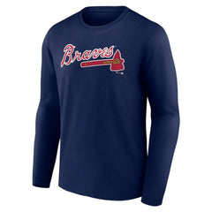Atlanta Braves Wordmark Long Sleeve T-Shirt | MLB Sale
