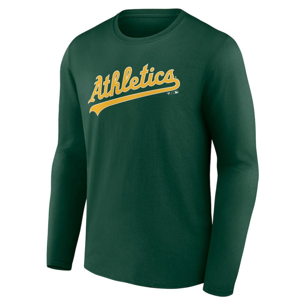 Athletics Wordmark Long Sleeve T-Shirt | MLB On Sale