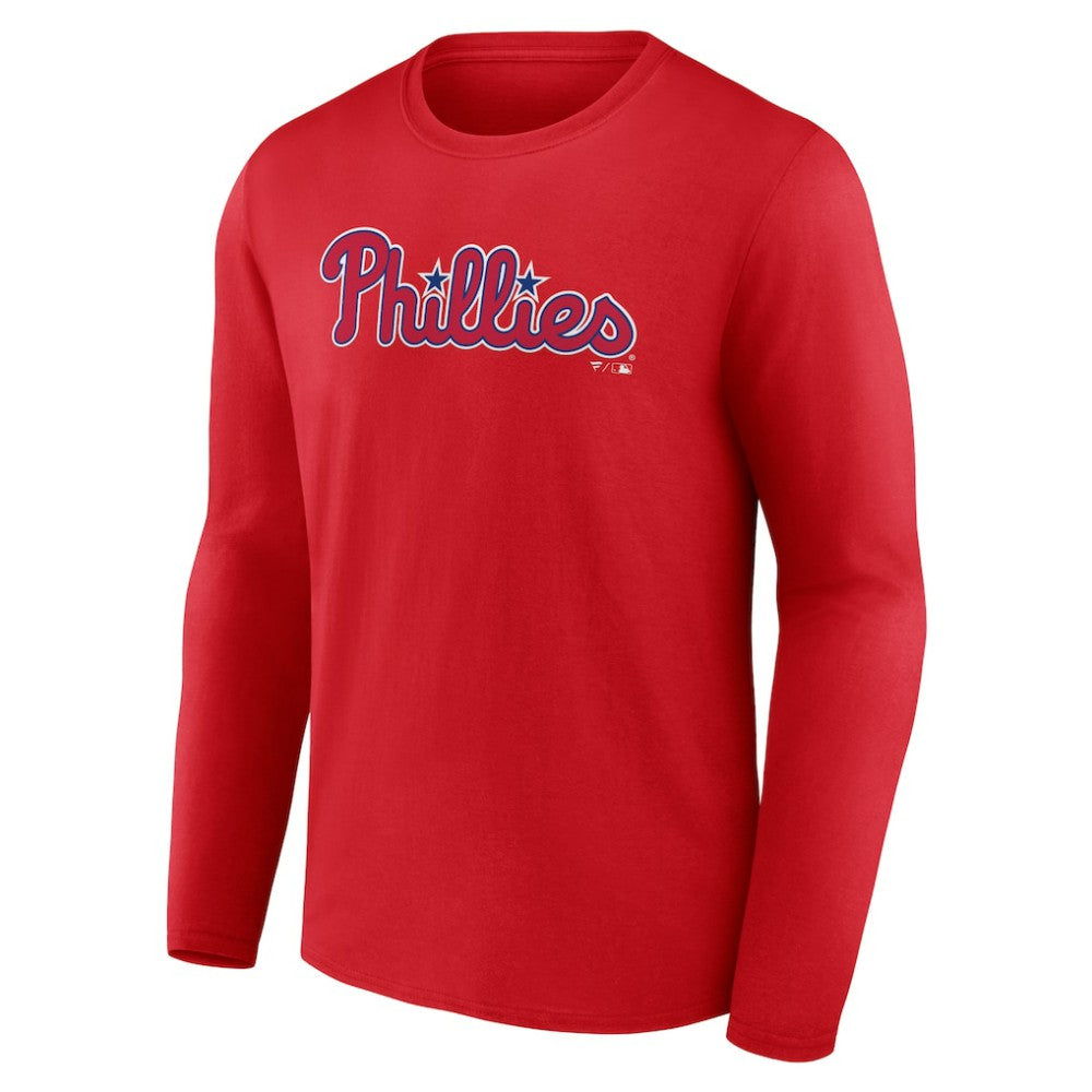 Philadelphia Phillies Wordmark Long Sleeve T-Shirt | MLB Outlet