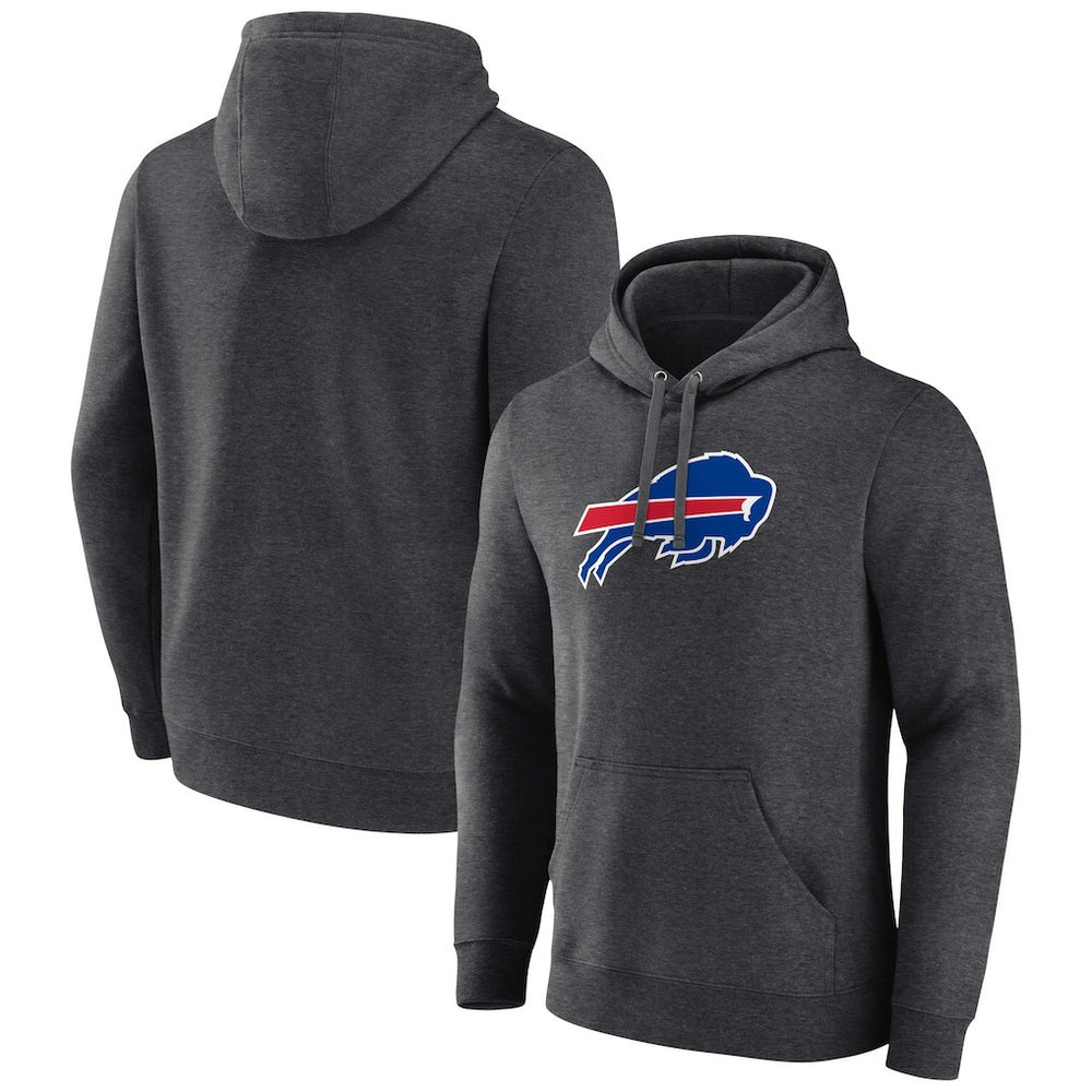 Buffalo Bills  Primary Team Logo Fitted Pullover Hoodie