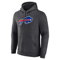 Buffalo Bills  Primary Team Logo Fitted Pullover Hoodie