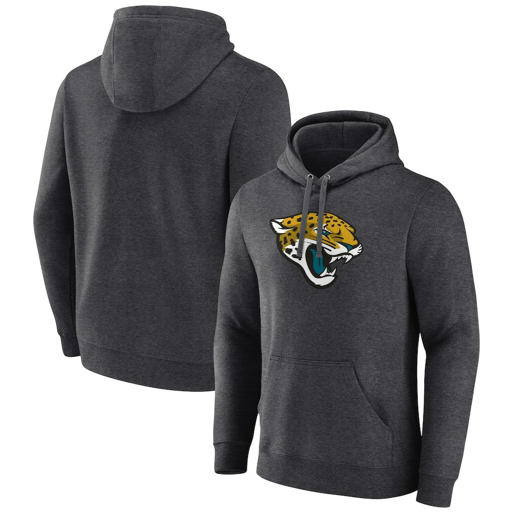 Jacksonville Jaguars  Primary Team Logo Fitted Pullover Hoodie