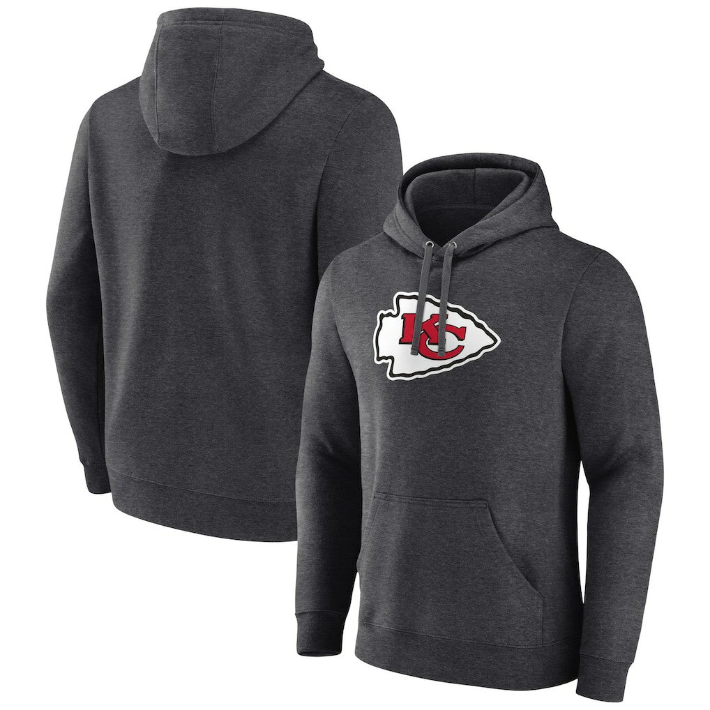 Kansas City Chiefs  Primary Team Logo Fitted Pullover Hoodie