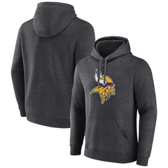 Minnesota Vikings  Primary Team Logo Fitted Pullover Hoodie