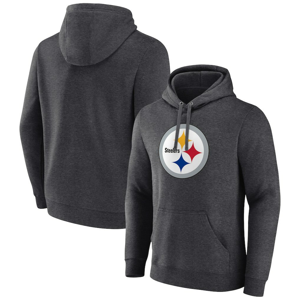 Pittsburgh Steelers  Primary Team Logo Fitted Pullover Hoodie