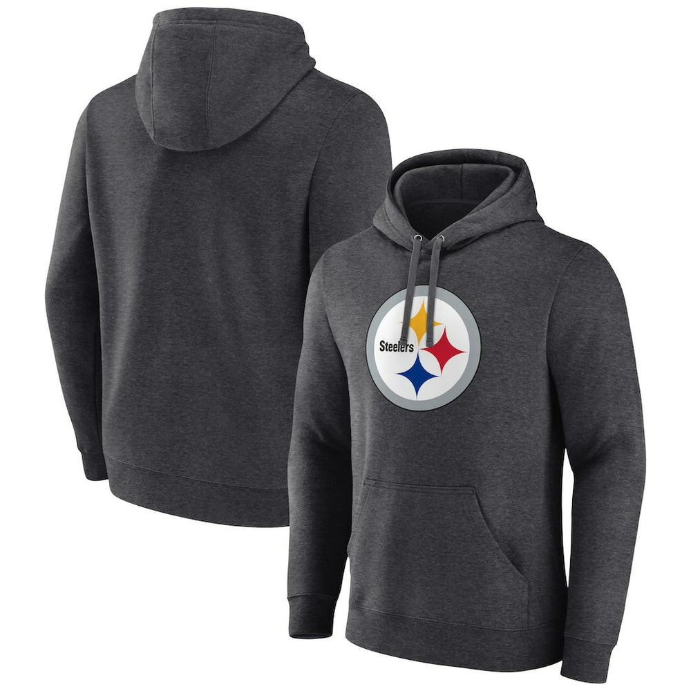 Pittsburgh Steelers  Primary Team Logo Fitted Pullover Hoodie