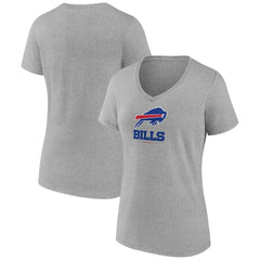 Buffalo Bills  Women's Logo Team Lockup V-Neck T-Shirt