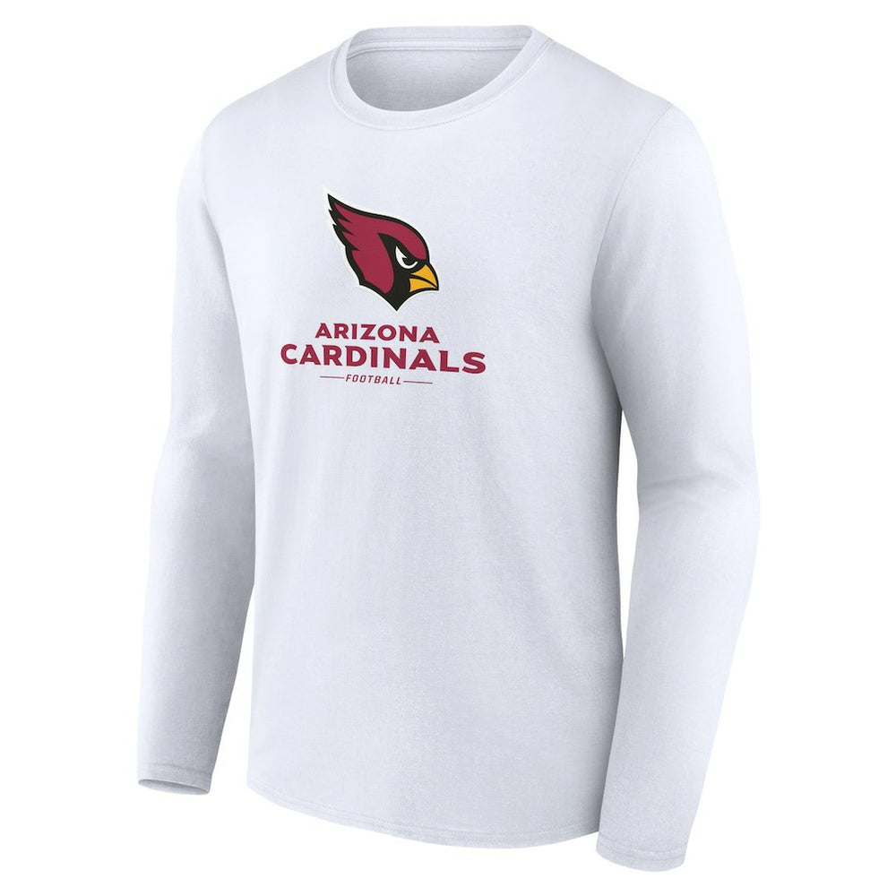 Arizona Cardinals  Logo Team Lockup Long Sleeve T-Shirt